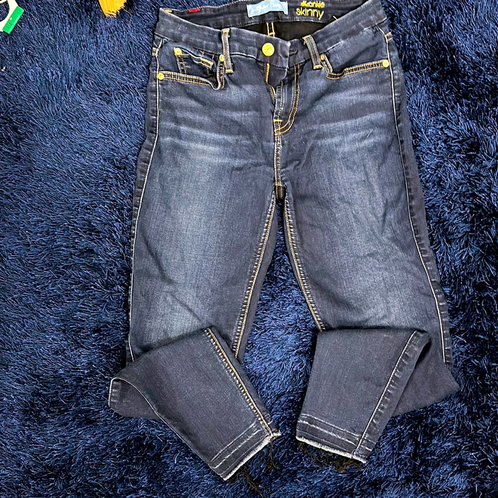 7 For All Mankind B(air) Skinny Ankle Size 25